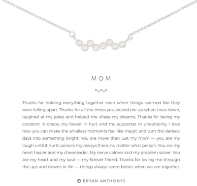 Mom Necklace - Gold or Silver