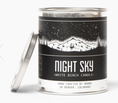 Candle - Metal Pint - Night Sky