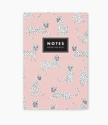 Journal - Mini Notepad - Notes From The Wild Cheetahs
