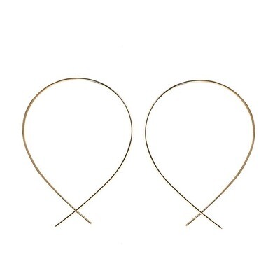 Perfect Hoop Earrings - Gold or Silver