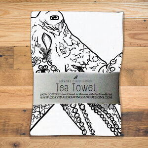 Tea Towel - Corvidae
