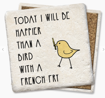 Coaster - Tipsy Bird With French Fry