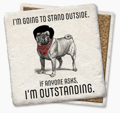 Coaster - Tipsy Outstanding Pug