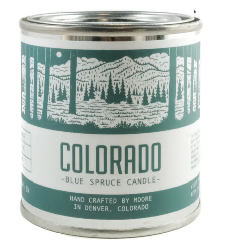 Candle - Metal Pint - Colorado