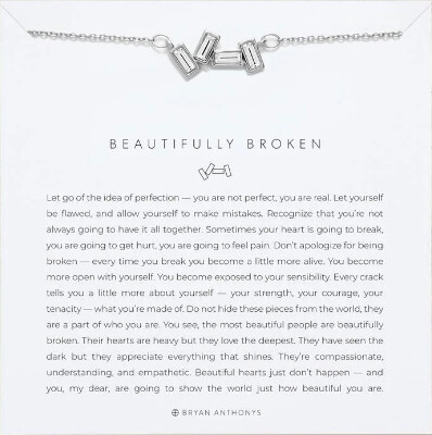 Necklace - Beautifully Broken - Silver