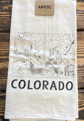 Tea Towel - CO Seasons