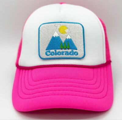 Trucker Hat - Colorado Patch - Kid/Toddler Pink