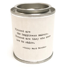 Candle - Henry Ward Beecher - Blessed Are The Happiness Makers