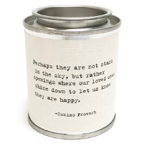 Candle - Eskimo Proverb - Perhaps They Are Not Stars