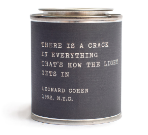 Candle - Music Quote - Leonard Cohen - 1992 N. Y. C.