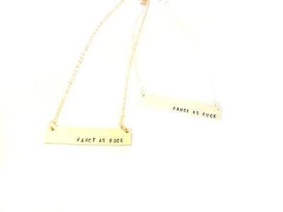 Necklace - Bar - Fancy As Fuck