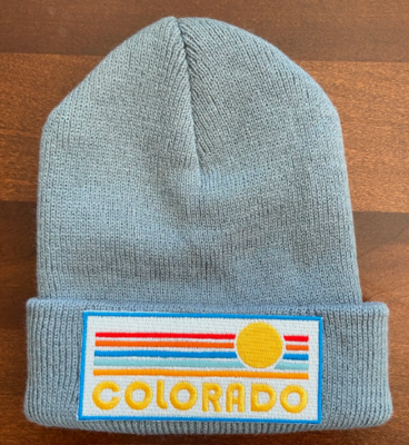 Baby Beanie with Colorado Patch