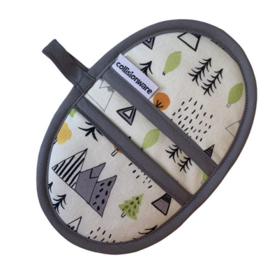 Oven Mitt - Oval - Camping Adventures