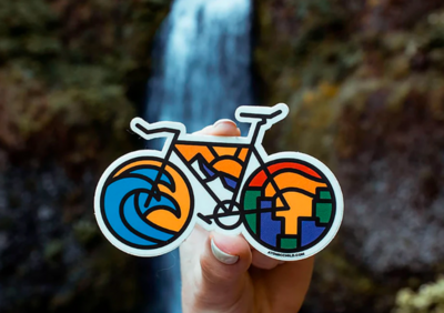Die Cut Vinyl Sticker - Bike