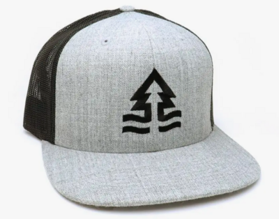 Hat - Trees & Tides - Grey w/black