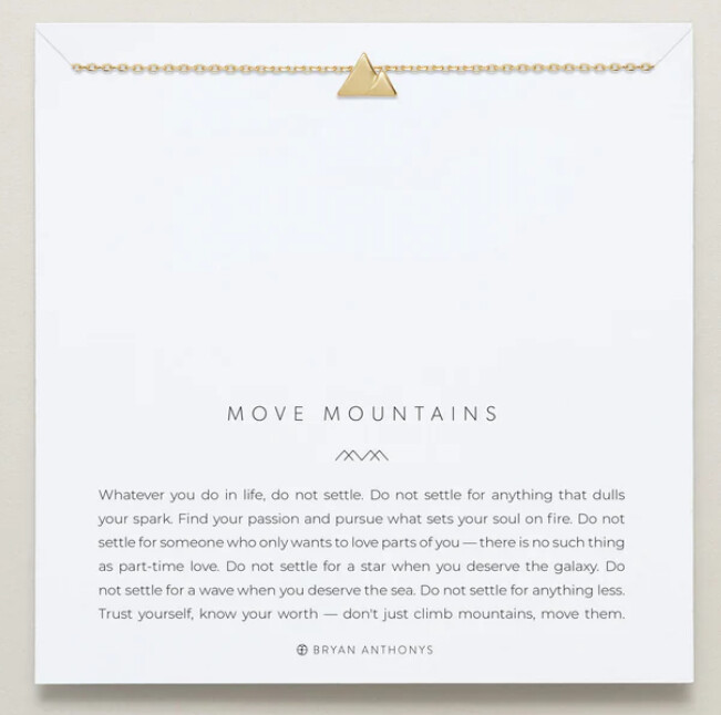 Necklace - Move Mountains