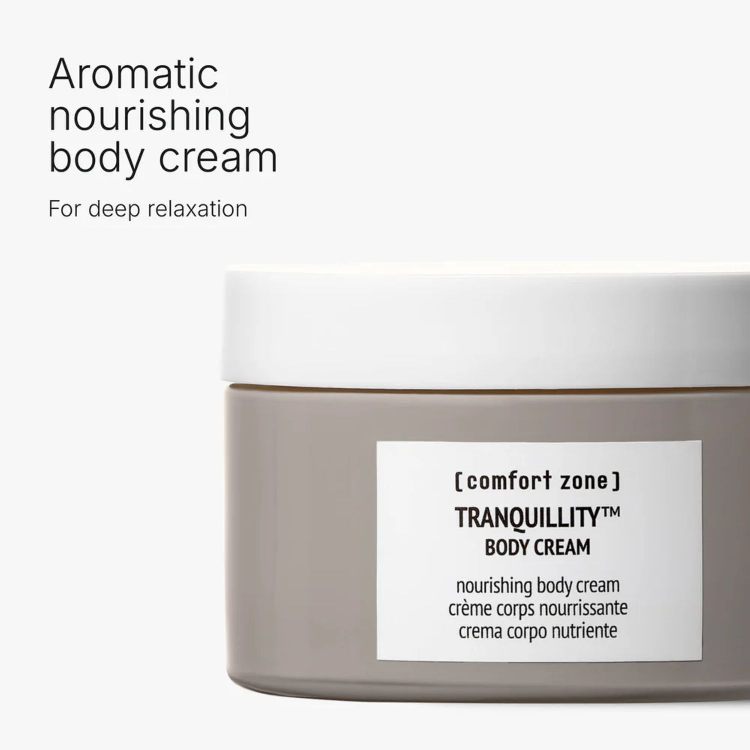 Tranquillity™ Body Cream | Comfort Zone Relaxing & Nourishing Cream