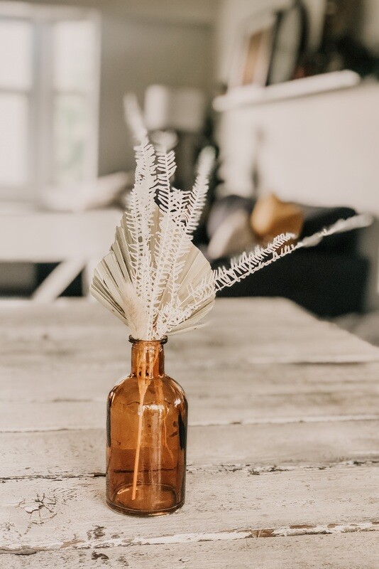 Amber Vase Arrangement