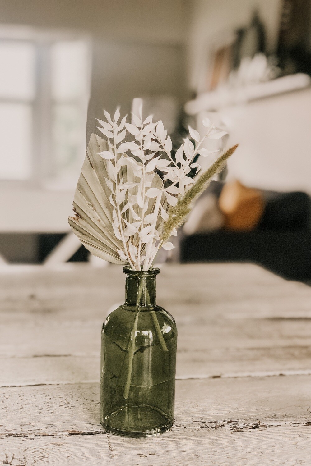 Green Vase Arrangement