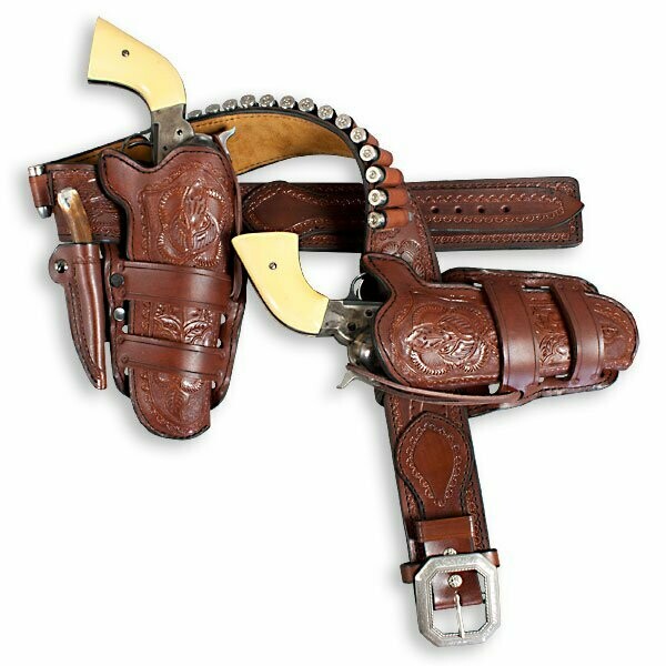 Details about   Cowboy Western Holster SASS CAS NCOWS Reddog Leather #108 rig 