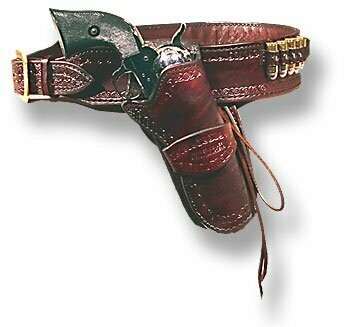 Single Holster Cross Draw System w/Floral Tooling
