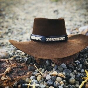 Hat Band w/Snake Inlay