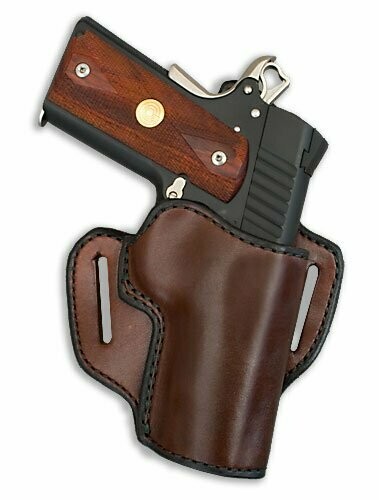 Leather IWB Holster, Mid Compact Holster