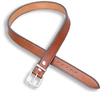 Custom Leather Belt Plain Finish Belt