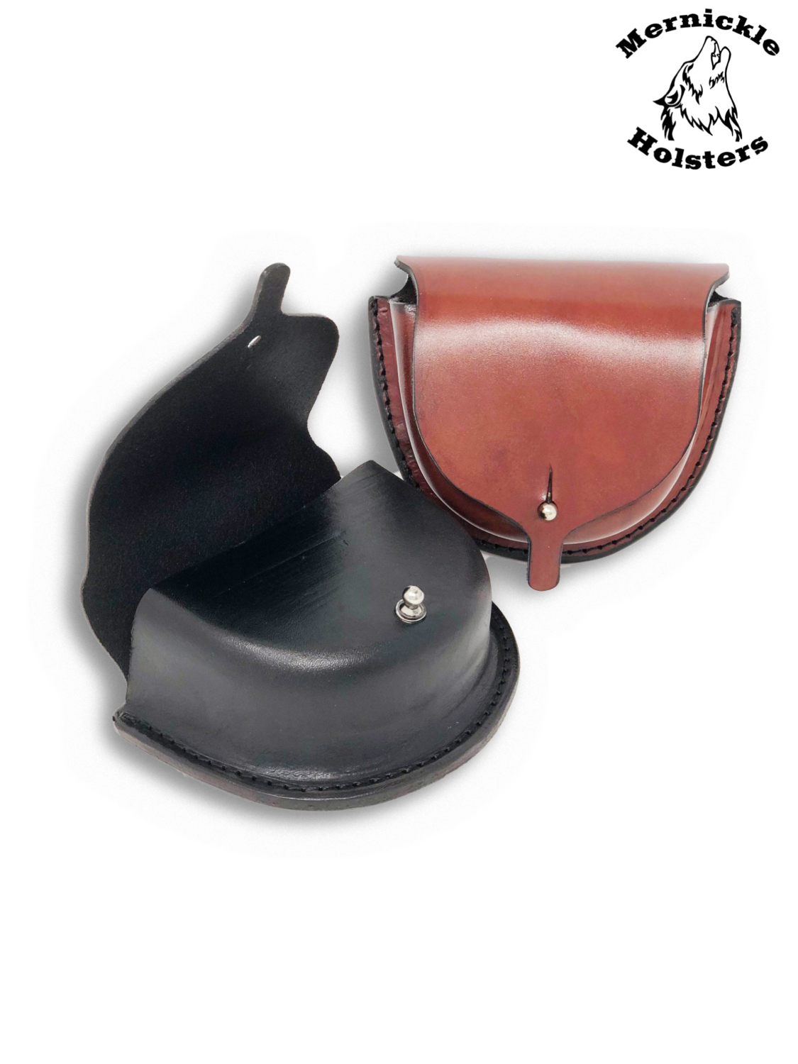 Leather Closed Top Bullet Pouch