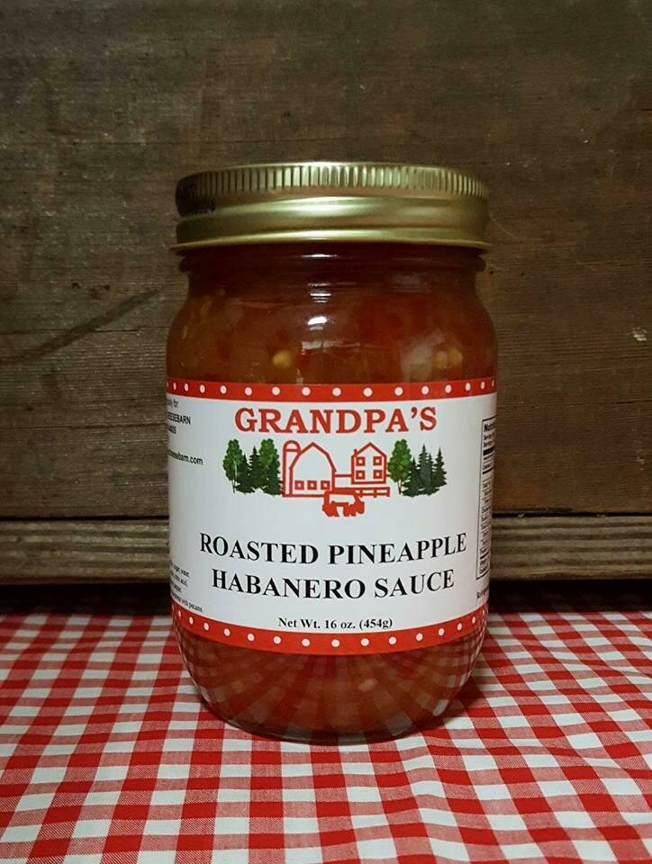 Roasted Pineapple Habanero Sauce