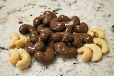 Double Dipped Chocolate Cashews