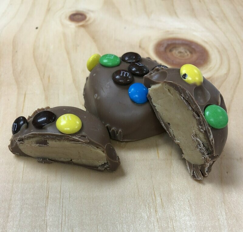 M&M Buckeye Bites