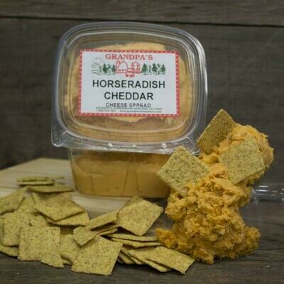 Homemade Horseradish Cheddar Cheese Spread