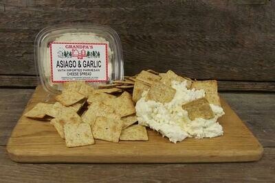 Homemade Asiago & Garlic Cheese Spread