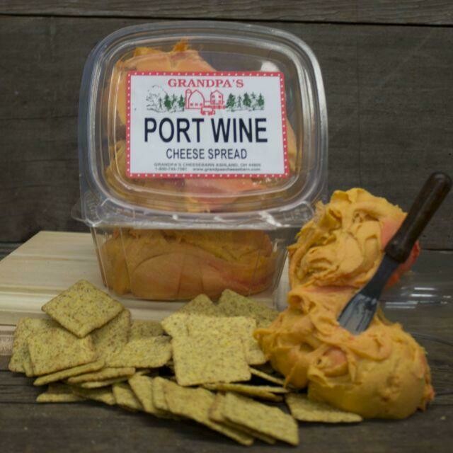 Port Wine Cheddar Cheese Spread
