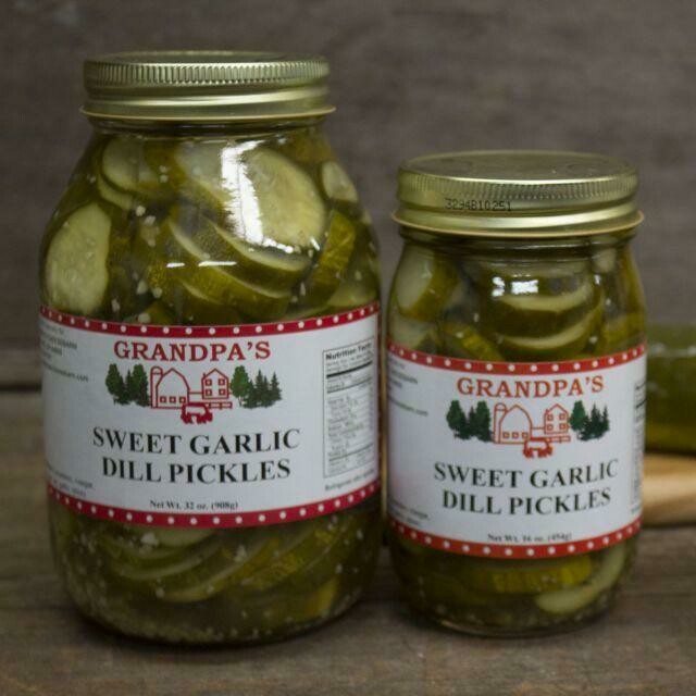 Sweet Garlic Dill Pickles