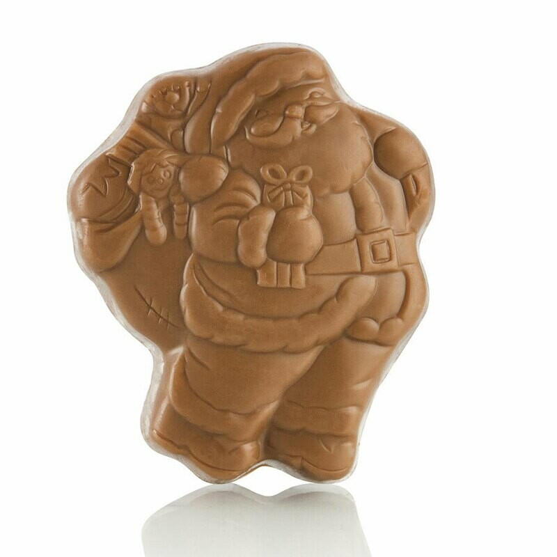 Milk Chocolate Peanut Butter Filled Santa