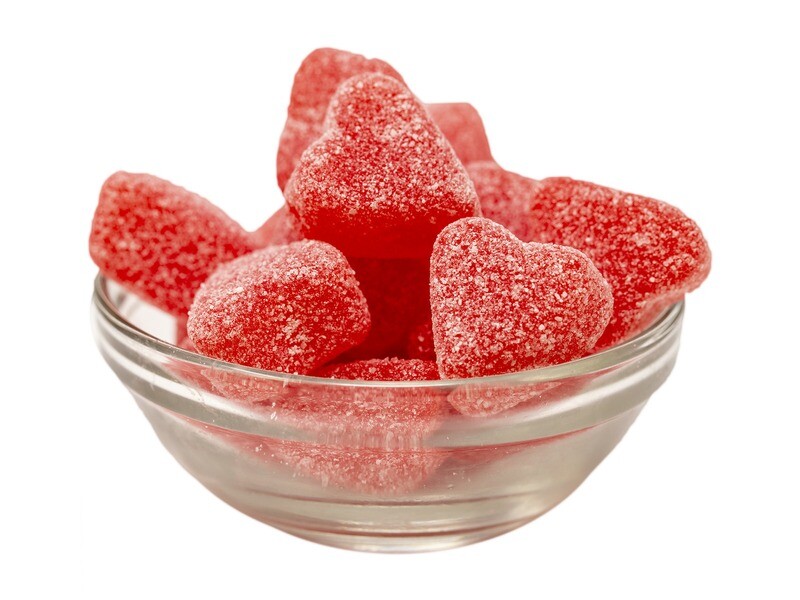 Cinnamon Jelly Hearts