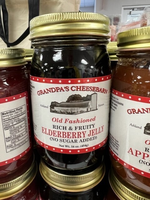 No Sugar Added Elderberry Jam