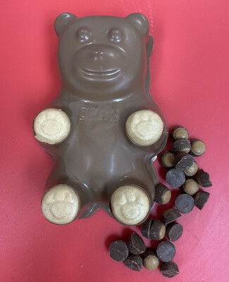 Filled Homemade Chocolate Bear