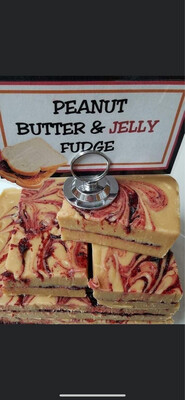 Peanut Butter & Jelly Fudge