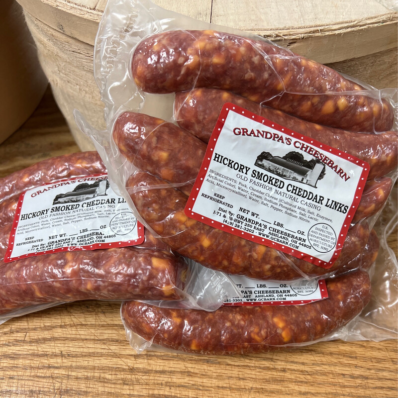 Hickory Smoked Cheddar Links