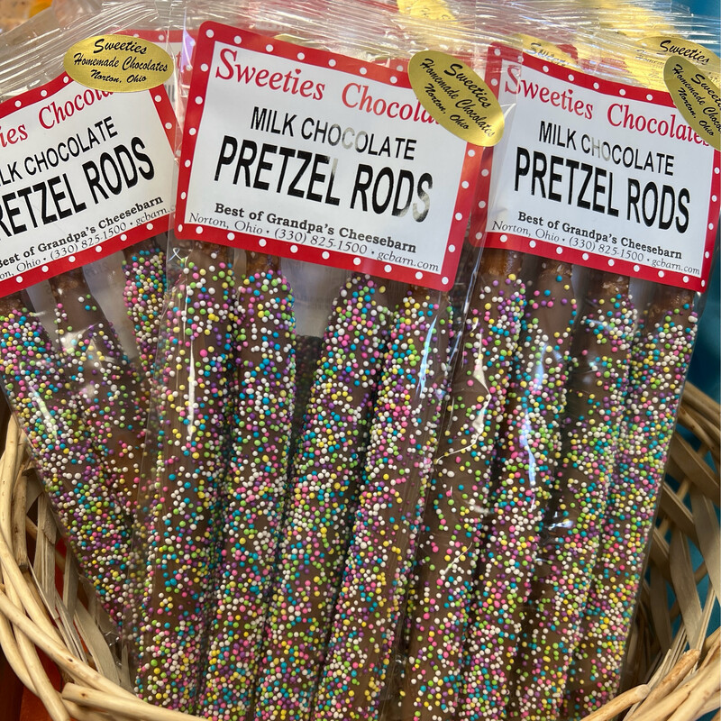 Milk Chocolate Pretzel Rods