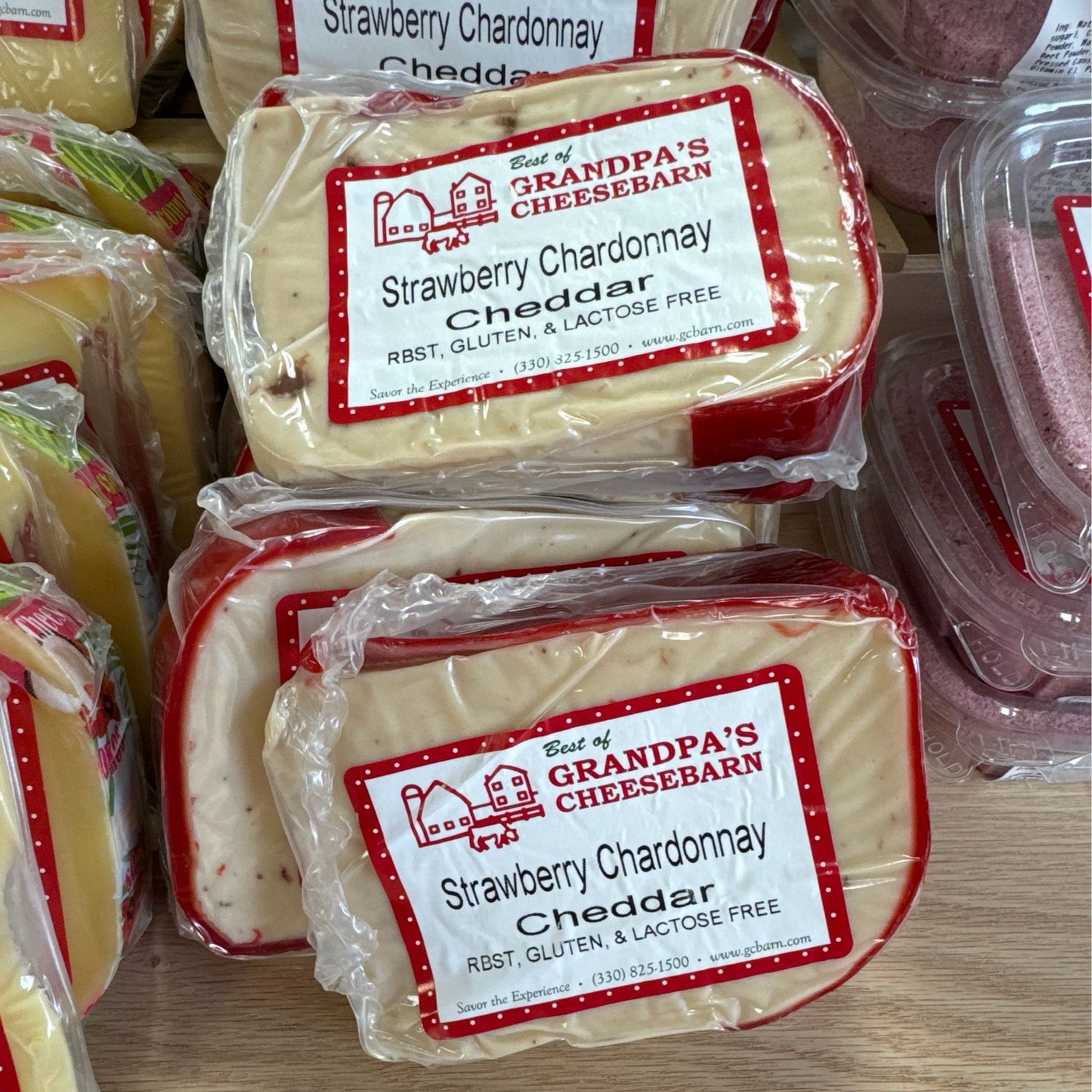 Strawberry Chardonnay Cheddar