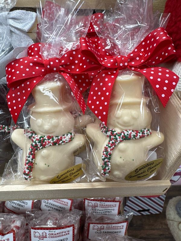 White Chocolate Snowman