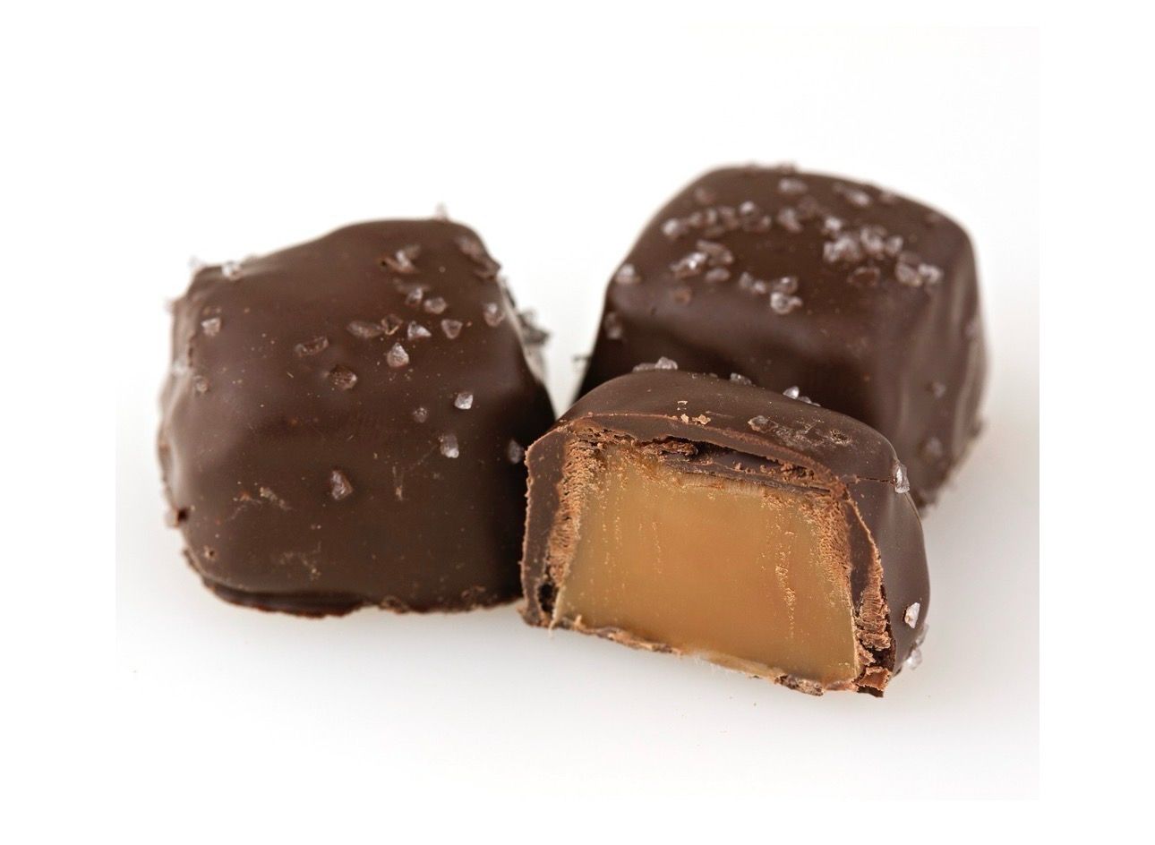 Sugar Free Milk Chocolate Sea Salt Caramels