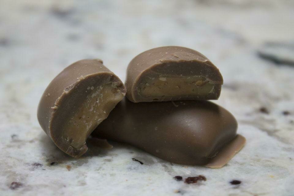 Chocolate Covered Toffee Bars