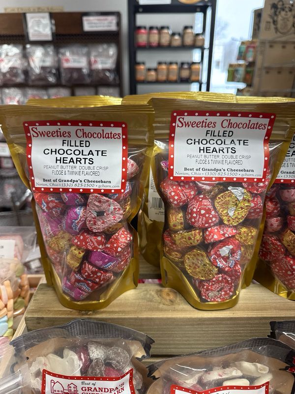 Filled Chocolate Hearts