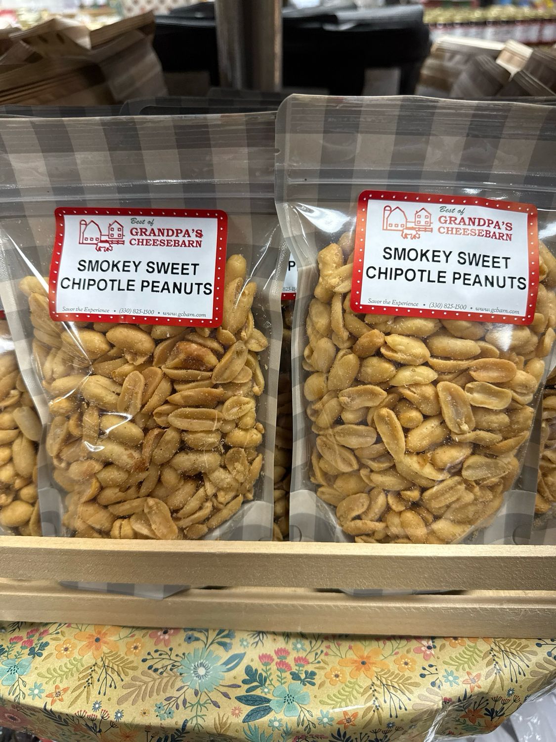 Smokey Sweet Chipotle Peanuts