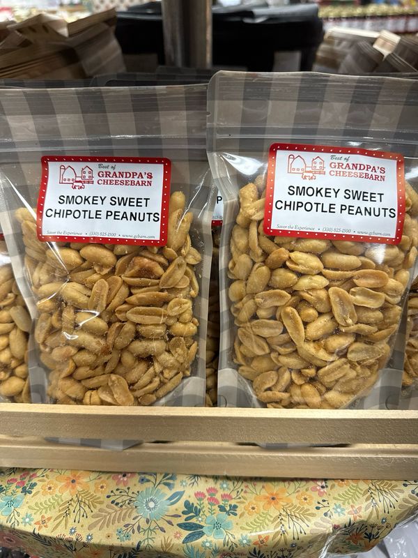 Smokey Sweet Chipotle Peanuts